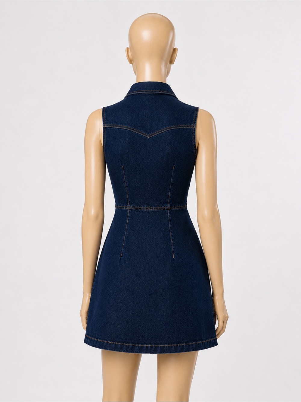 Mango Vicky Denim Button Front Dress - Picture 12 of 15